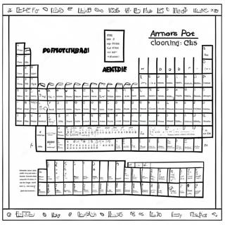 Pagina Para Colorir Da Atividade Colorida Da Tabela Periodica 52717-43846