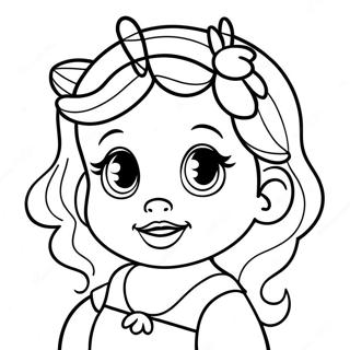 Pagina Para Colorir Da Princesa Disney Bebe 5272-4227