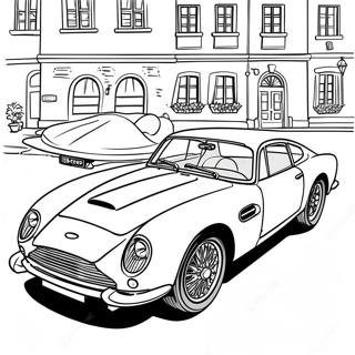 Pagina Para Colorir Do Classico Aston Martin Carro Esportivo 52737-43862