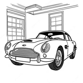 Pagina Para Colorir Do Classico Aston Martin Carro Esportivo 52737-43863