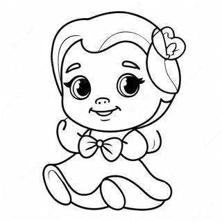 Pagina Para Colorir Da Adoravel Bebe Belle 5273-4229