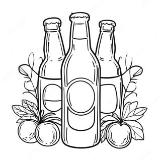 Pagina Para Colorir De Garrafa De Cerveja Artesanal 52757-43874