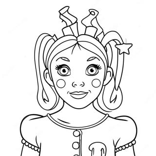 Pagina Para Colorir Da Cindy Lou Com Luzes De Natal 52777-43893