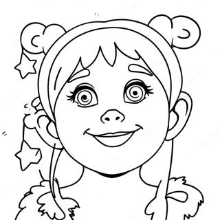 Pagina Para Colorir Da Cindy Lou Com Luzes De Natal 52777-43896