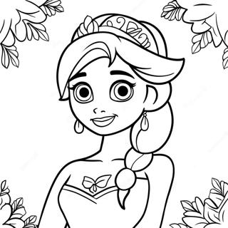 Pagina Para Colorir Da Elsa No Natal 52886-43974