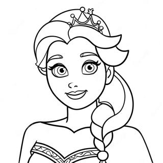 Pagina Para Colorir Da Elsa No Natal 52886-43975