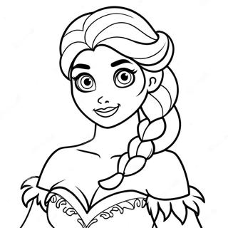 Pagina Para Colorir Da Elsa No Natal 52886-43976