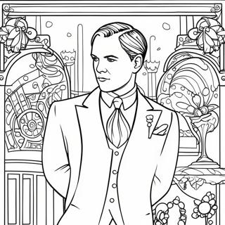 O Grande Gatsby Páginas Para Colorir