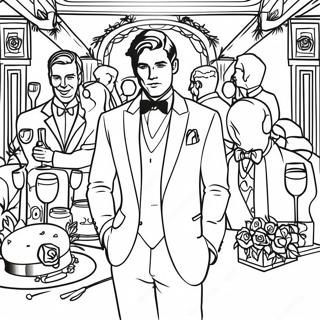 Pagina Para Colorir Da Festa Luxuosa Do Gatsby 53007-44085