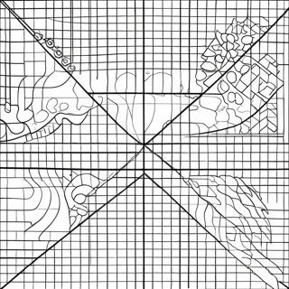 Pagina Para Colorir Da Divertida Grade De Coordenadas 53027-44091