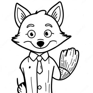 Pagina Para Colorir Do Clever Fantastic Mr Fox 53037-44104