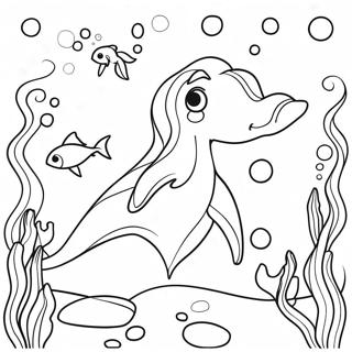 Pagina Para Colorir Da Barbie E Golfinhos Na Aventura Subaquatica 53067-44122