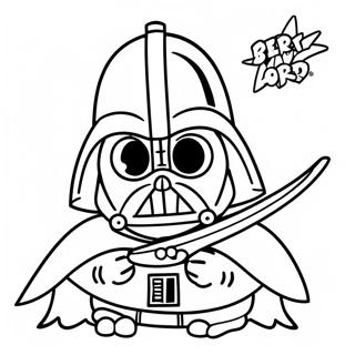 Passaro Bravo Darth Vader Para Colorir 53177-44202