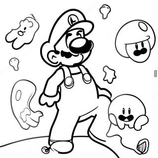 Pagina Para Colorir Do Luigi E Fantasmas 53187-44218