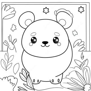 Pagina Para Colorir Do Relogio De Animal Fofo 53207-44236