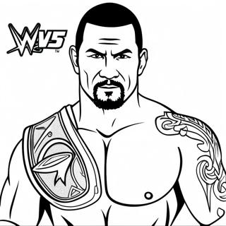 Pagina Para Colorir Da Wwe Editavel 53236-44251