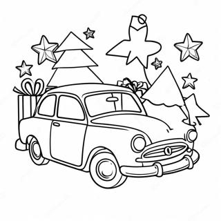 Pagina Para Colorir Carro De Natal Festivo 53278-44280