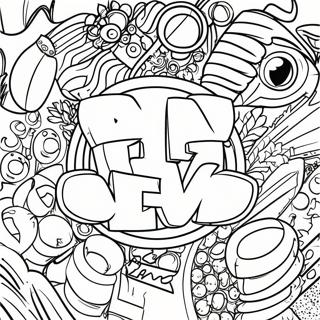 Pagina Para Colorir Logotipo Hypebeast 53297-44296