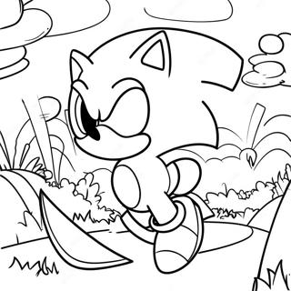 Pagina Para Colorir Sonic Mundo Perdido 53307-44302