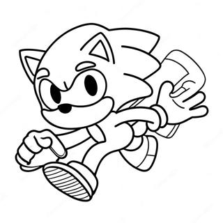 Pagina Para Colorir Sonic Correndo Rapido 53308-44305