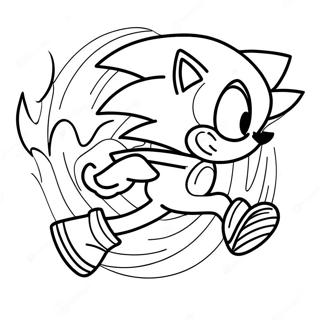 Pagina Para Colorir Sonic Correndo Rapido 53308-44306