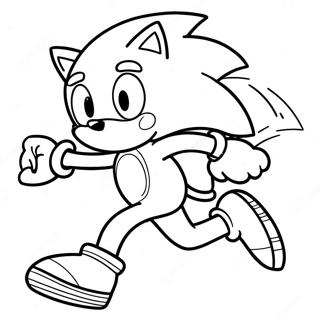 Pagina Para Colorir Sonic Correndo Rapido 53308-44308