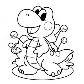 Pagina Para Colorir Do Mundo Criado Do Yoshi 53357-44339