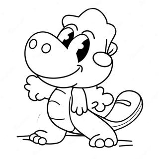 Pagina Para Colorir Do Mundo Criado Do Yoshi 53357-44340