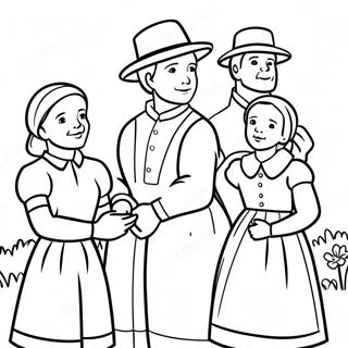 Pagina Para Colorir Reuniao Da Familia Amish 53489-44439