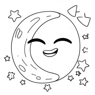 Pagina Para Colorir Lua E Estrelas 53508-44606