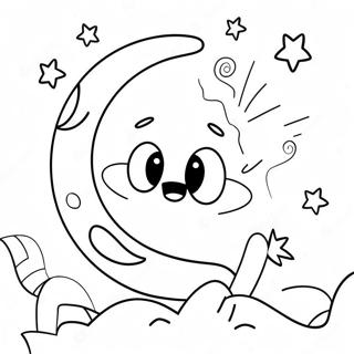 Pagina Para Colorir Lua E Estrelas 53508-44607