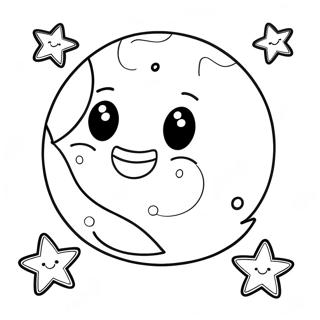 Pagina Para Colorir Lua E Estrelas 53508-44608