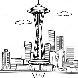 Seattle Páginas Para Colorir