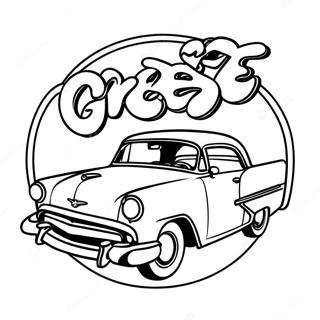 Pagina Para Colorir Do Logo Do Filme Grease 53618-44692