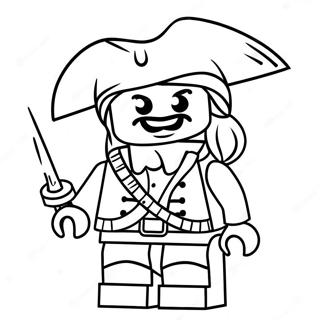 Pagina Para Colorir Do Capitao Pirata Lego 53629-44545