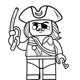 Pagina Para Colorir Do Capitao Pirata Lego 53629-44701