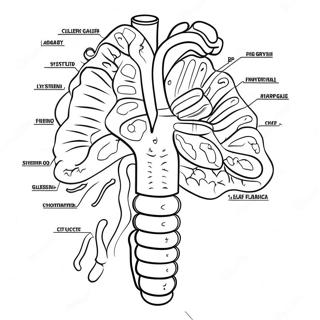 Pagina Para Colorir Do Diagrama Do Sistema Digestivo 53638-44710