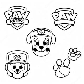 Pagina Para Colorir Dos Emblemas Coloridos Da Patrulha Canina 53649-44562