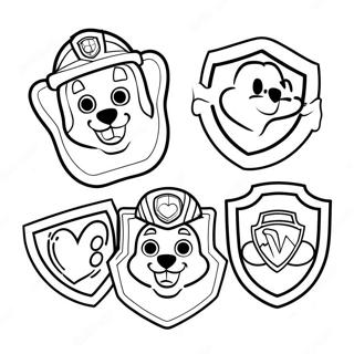 Pagina Para Colorir Dos Emblemas Coloridos Da Patrulha Canina 53649-44563