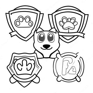 Pagina Para Colorir Dos Emblemas Coloridos Da Patrulha Canina 53649-44721