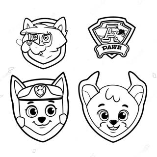 Pagina Para Colorir Dos Emblemas Coloridos Da Patrulha Canina 53649-44722