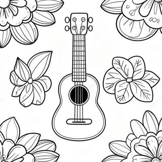 Pagina Para Colorir De Ukulele 53688-44751