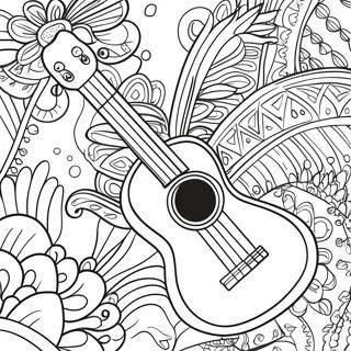 Pagina Para Colorir De Ukulele 53688-44752