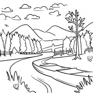 Pagina Para Colorir De Paisagem De Vermont 53698-44760