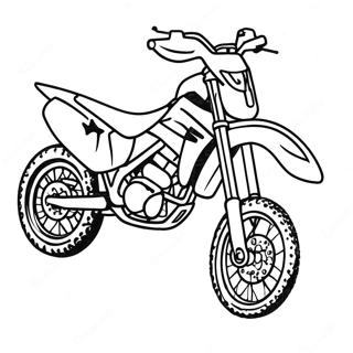 Pagina Para Colorir De Corrida De Moto De Terra Honda 53738-44787