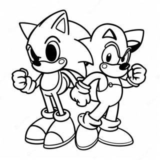 Pagina Para Colorir Do Sonic E Mario 5382-4308