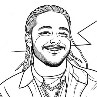 Pagina Para Colorir Do Post Malone 53838-44862