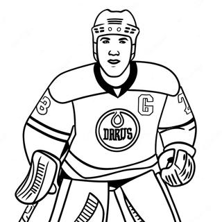 Pagina Para Colorir Do Connor Mcdavid Em Acao 53869-44891