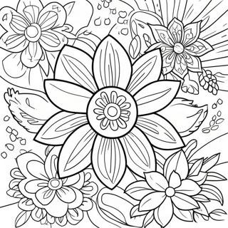 Pagina Para Colorir De Flores Mexicanas 53878-44894