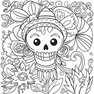 Pagina Para Colorir De Flores Mexicanas 53878-44895